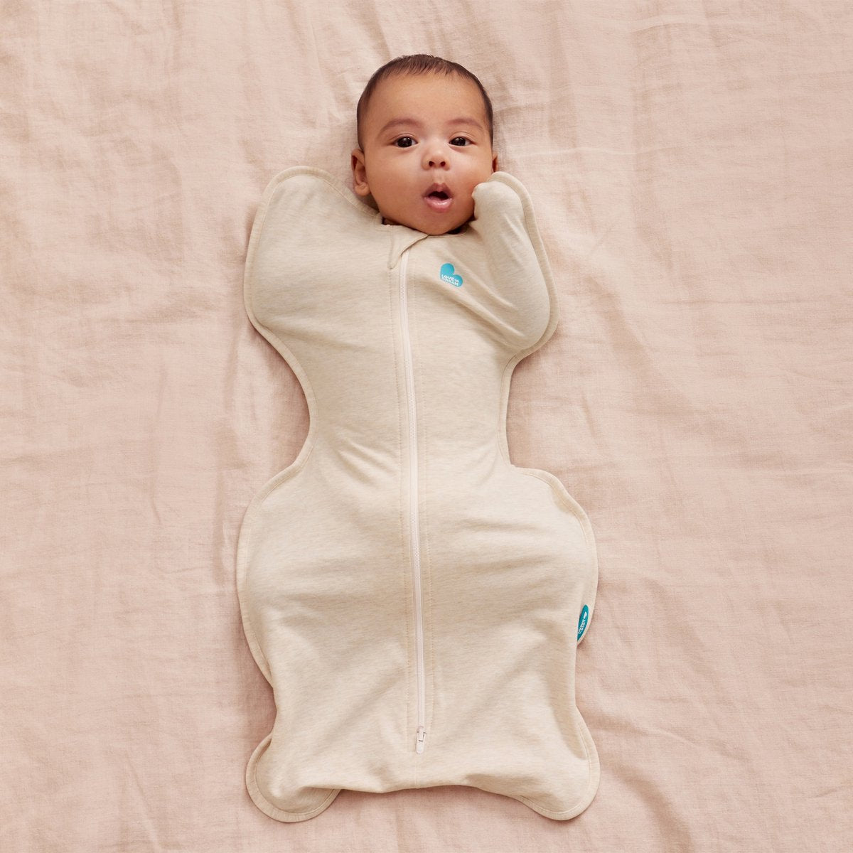 LOVE TO DREAM Inbakerslaapzak fase 1 TOG 1.0 - M - Oatmeal