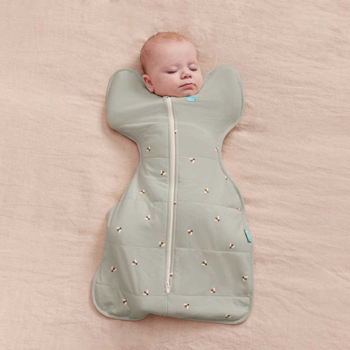 LOVE TO DREAM Inbakerslaapzak fase 1 TOG 2.5 - M - Olive Bees