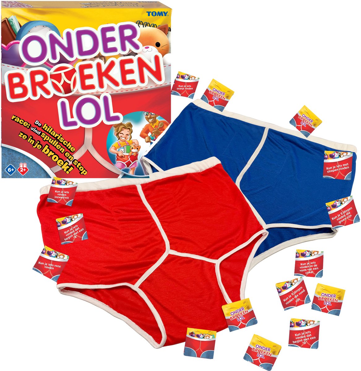 TOMY Spel - Onderbroeken lol