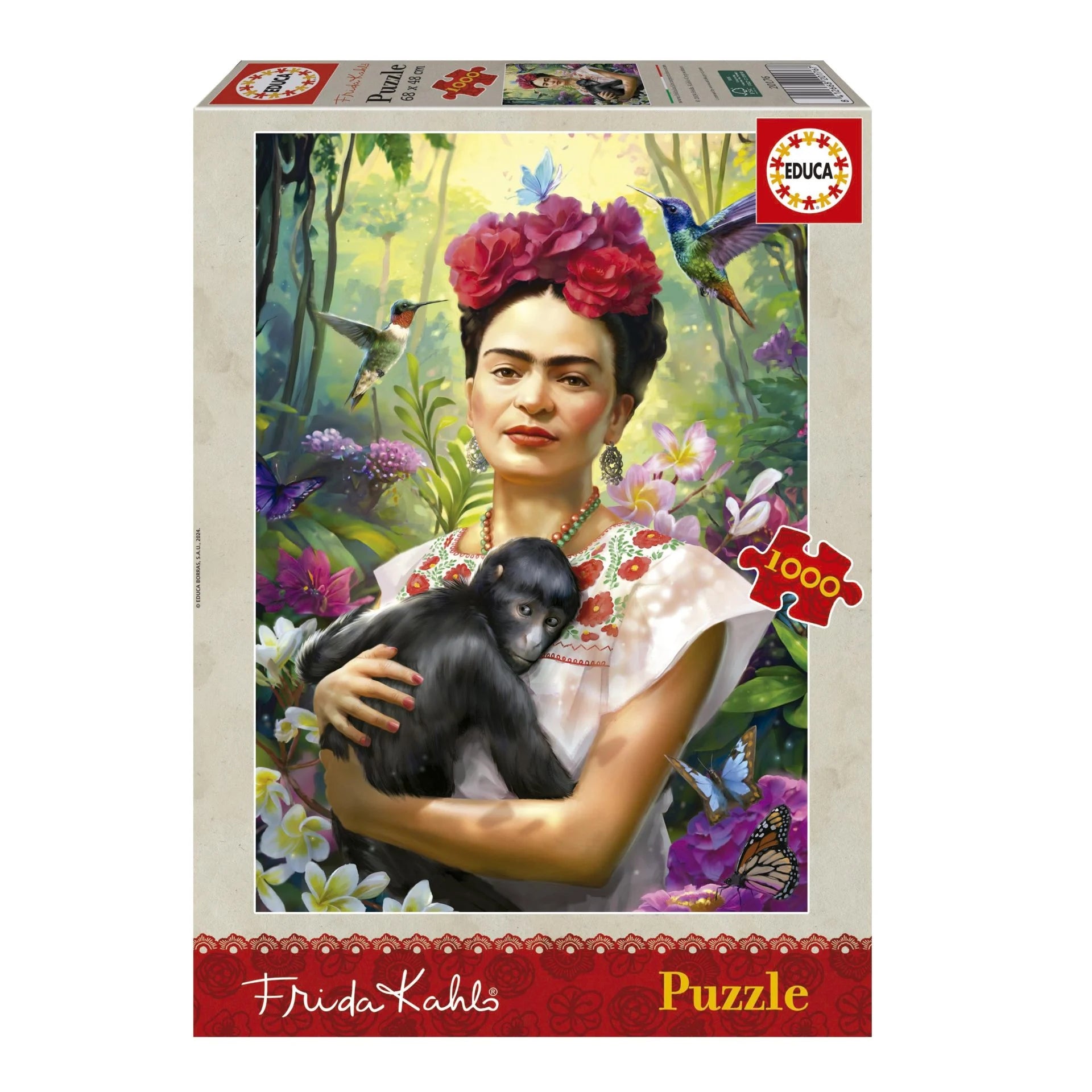 EDUCA Puzzel 1000st.- Frida Khalo levenstuin