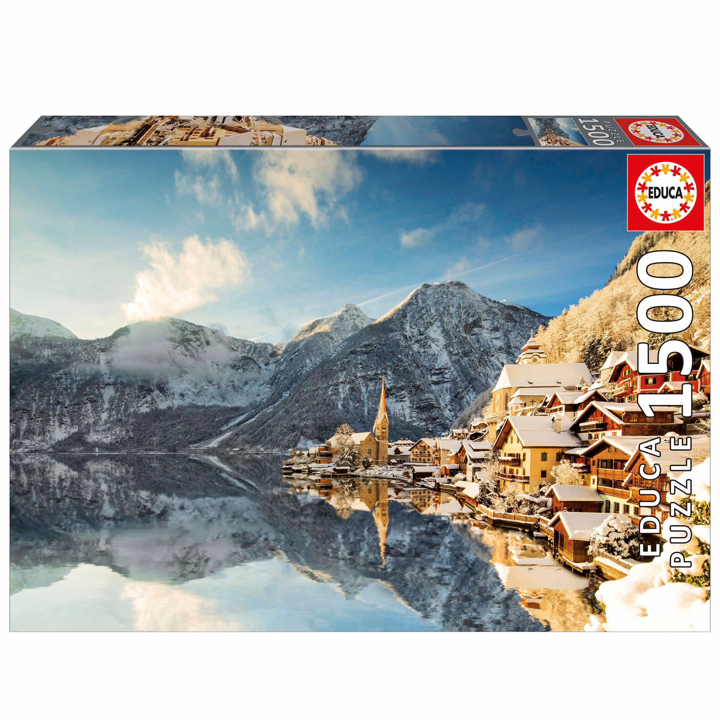 EDUCA Puzzel 1500st.- Winter in Hallstatt
