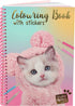 STUDIO PETS Kitten - Kleurboek A5 met20 kleurplaten en 8 stickervellen