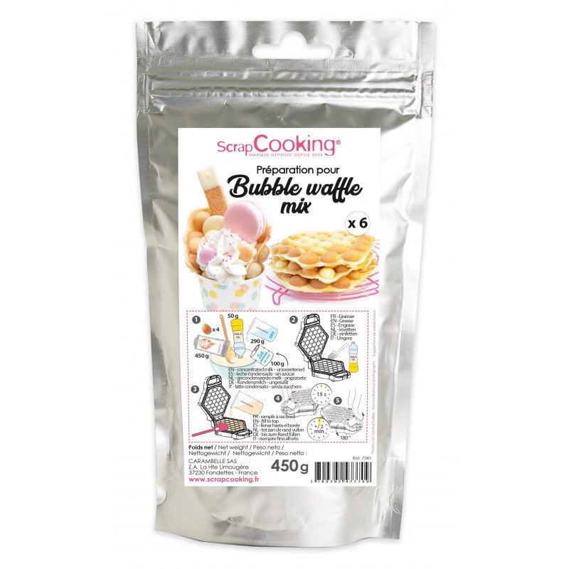 SCRAPCOOKING Mix bubble wafles - 450g
