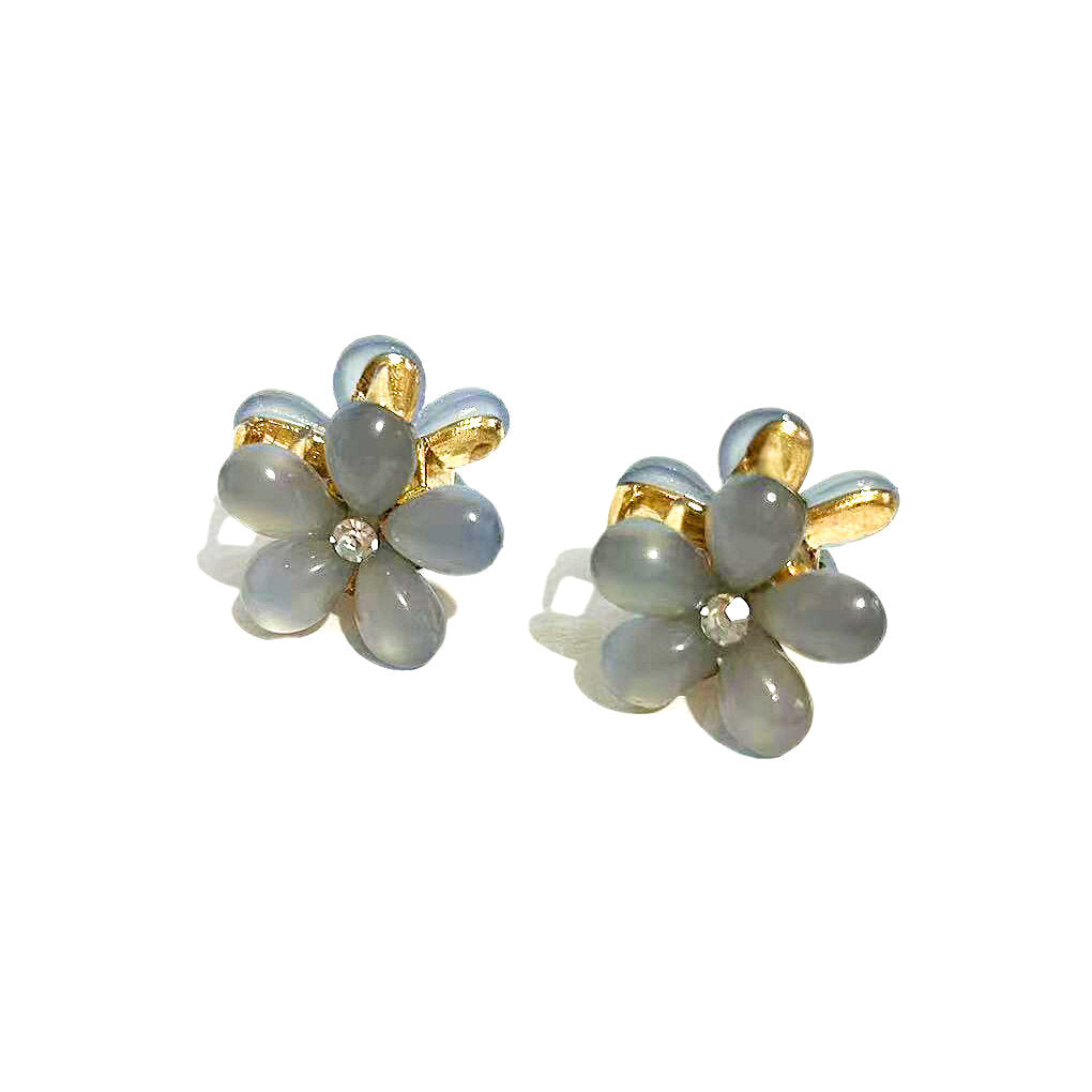 BUSY LIZZIE Haarspelden mini - Bloem - lavendel