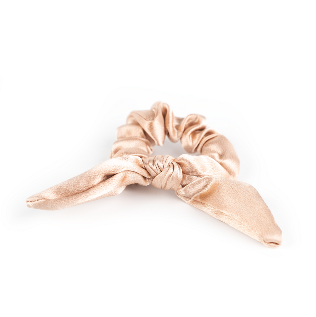 BUSY LIZZIE Scrunchie - Strik - beige