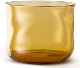 PAVEAU Swirl small tumbler glass - dune