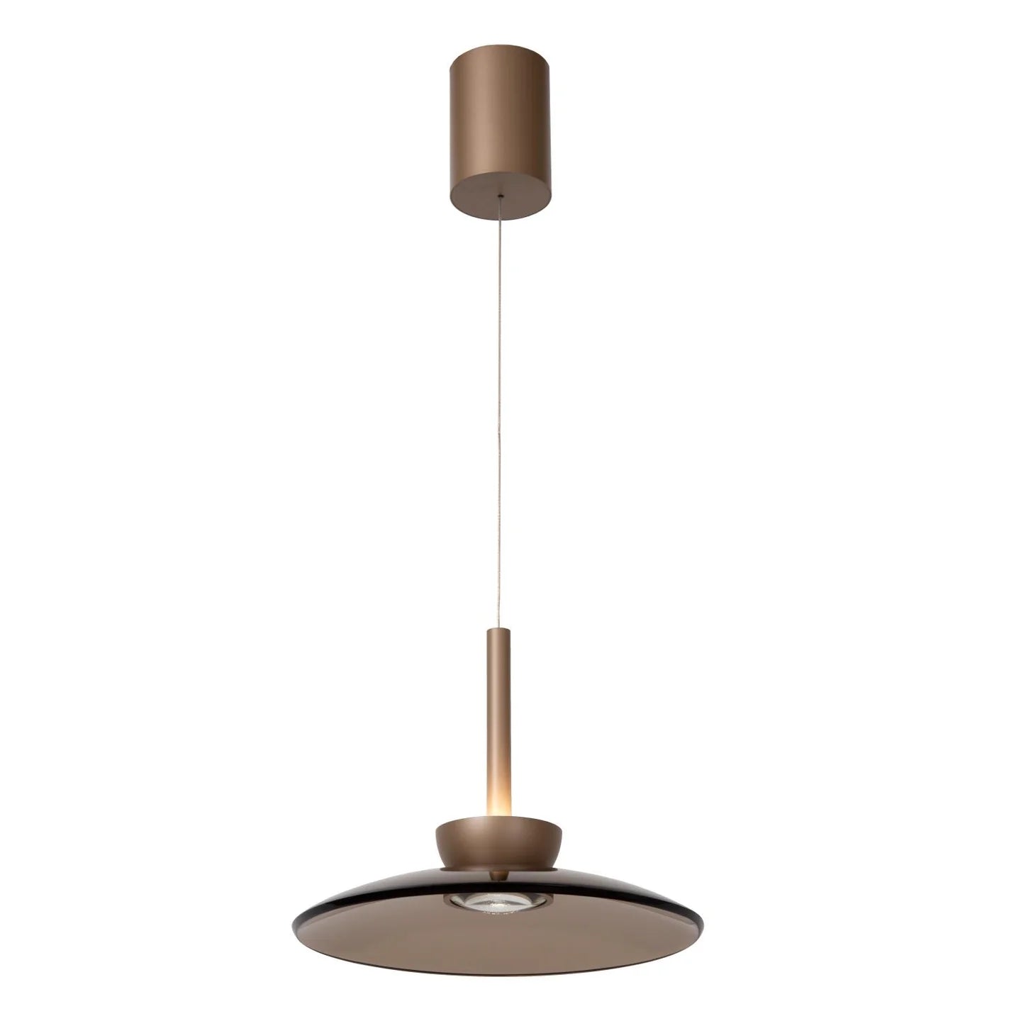 Lucide SANTIAGO - Hanglamp - D32 cm - Amber