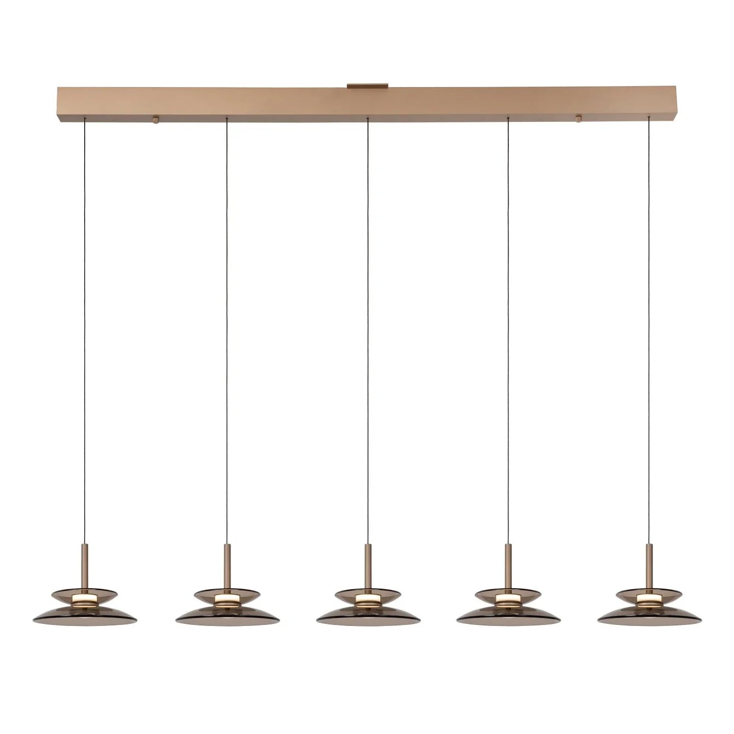 Lucide SANTIAGO - Hanglamp -  5x10W - Amber