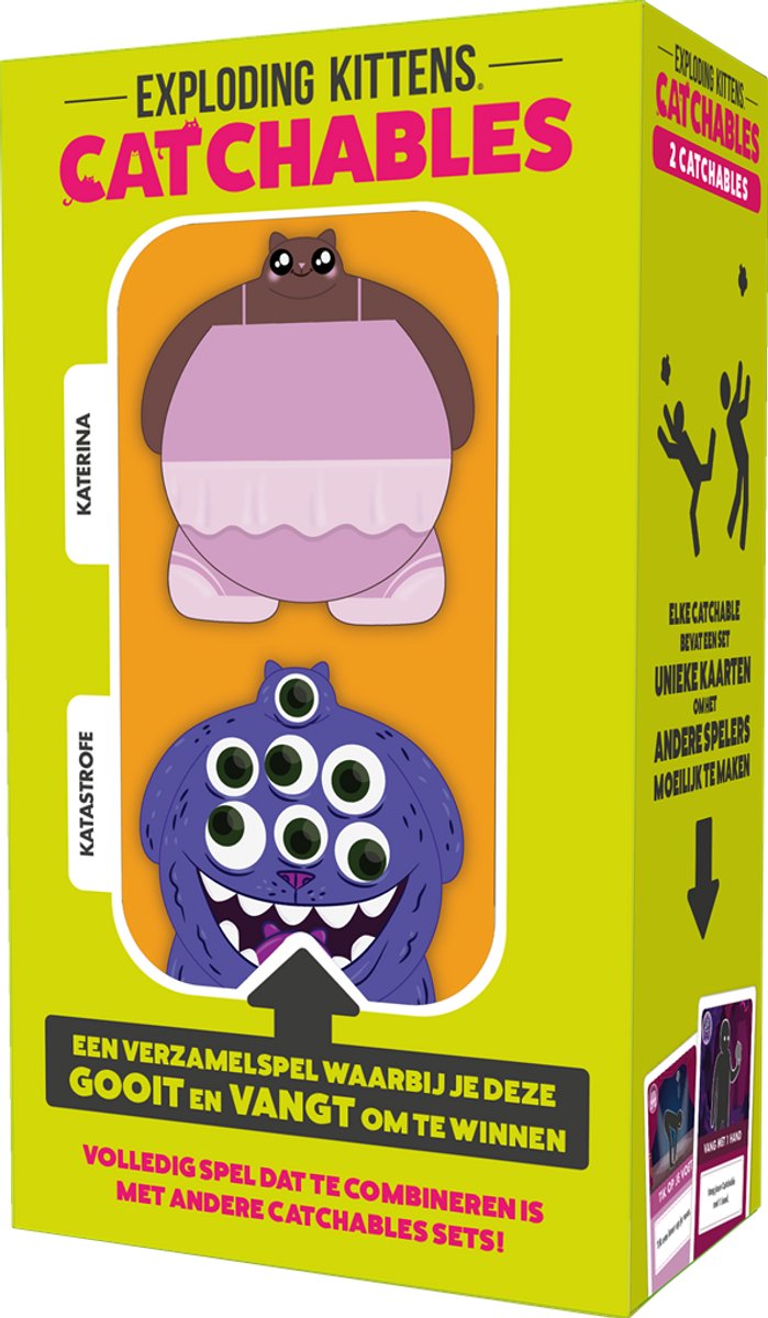 Exploding kittens Booster 3 uitbreiding - Catchables Katastrofe & Katerina