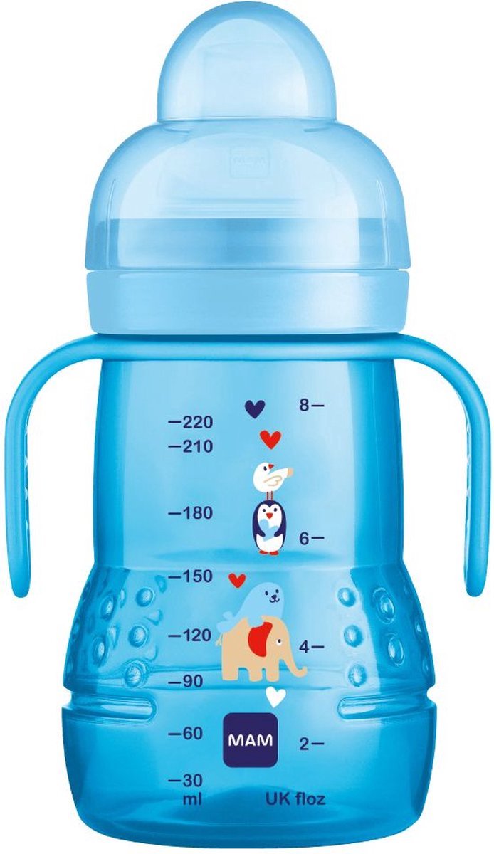 MAM Trainer+ 220ml - blauw
