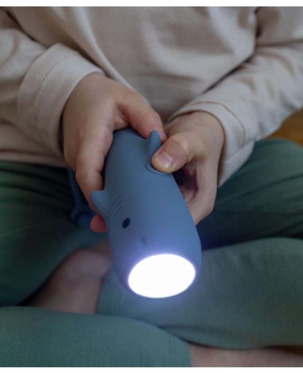 RABBIT & FRIENDS Silicone flashlight - shark