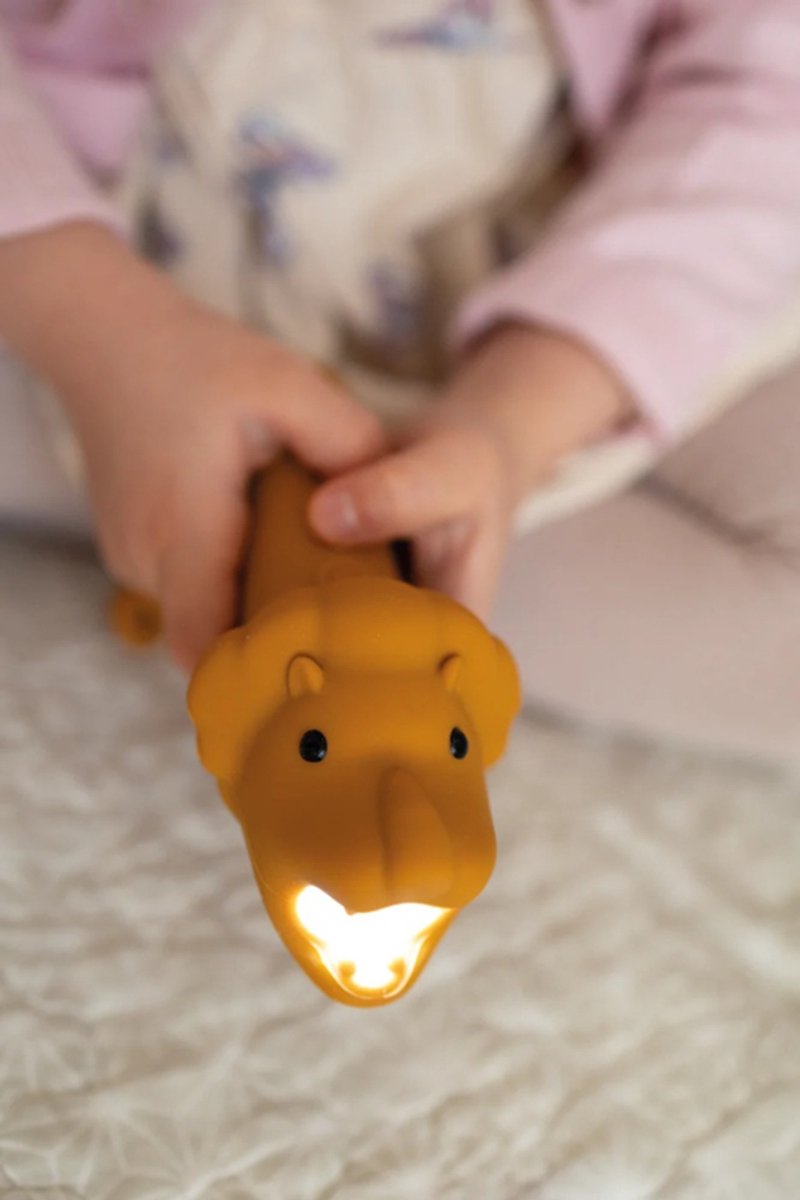 RABBIT & FRIENDS Silicone flashlight - lion