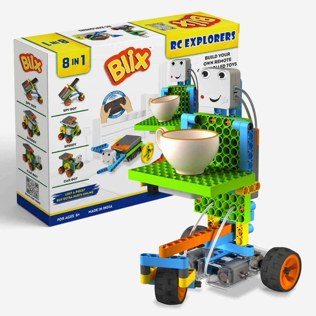 BLIX RC Ontdekkers - 8 modellen