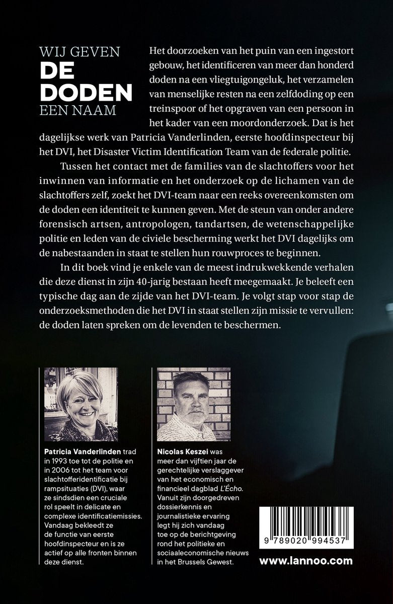 Wij geven de doden een naam - Patricia Vanderlinden