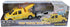 KIDS GLOBE Afsleepwagen en auto met licht en geluid - 26cm