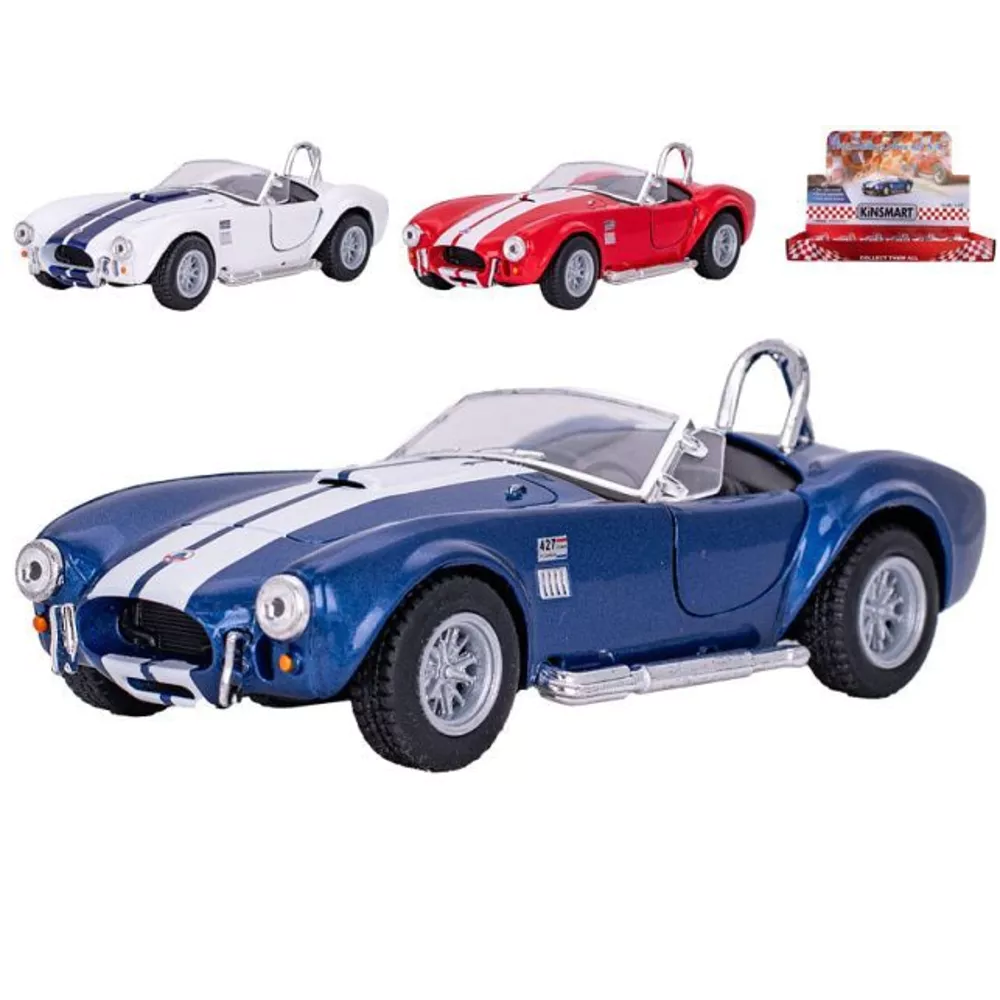 KINSMART 1965 Shelby Cobra 427 - 13cm ass.  (prijs per stuk)
