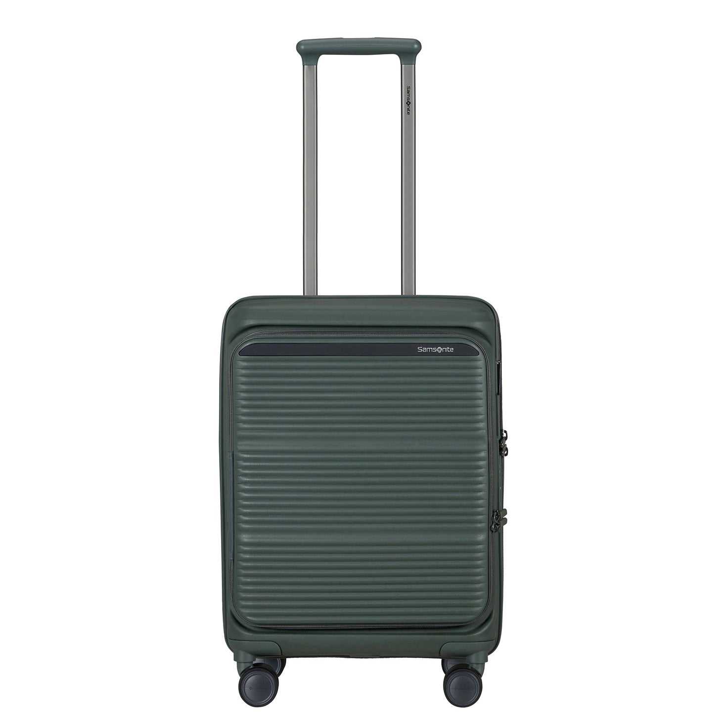 SAMSONITE PARALUX spinner reiskoffer EXP 55cm - olijfgroen 55 x 39 x 26 cm