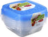 CURVER Set Take Away 2 vershoudbakjes sandwich vierkant 5x0,6L