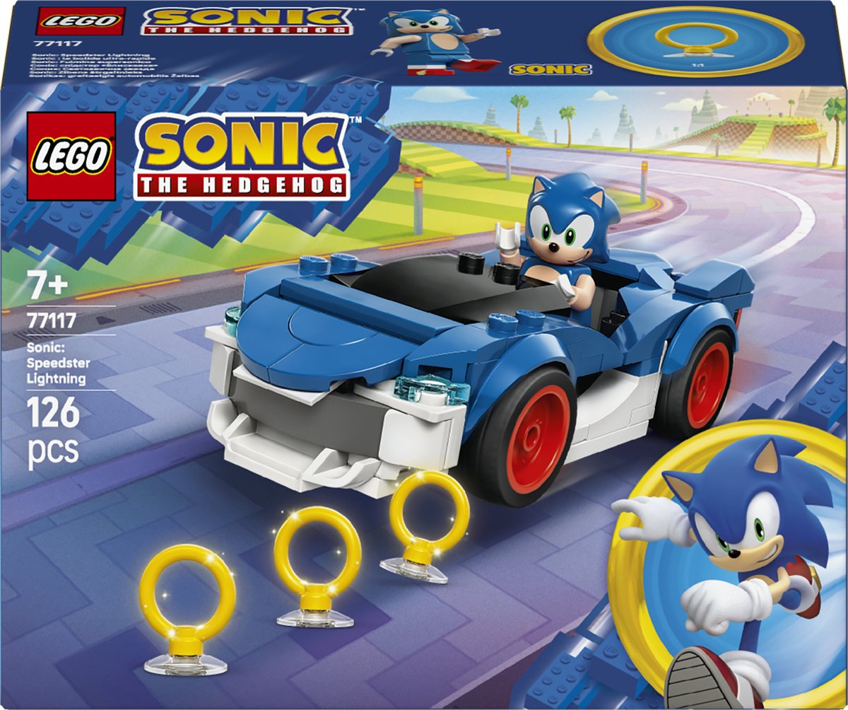LEGO Sonic the Hedgehog 77117 - Sonic: speedster lightning