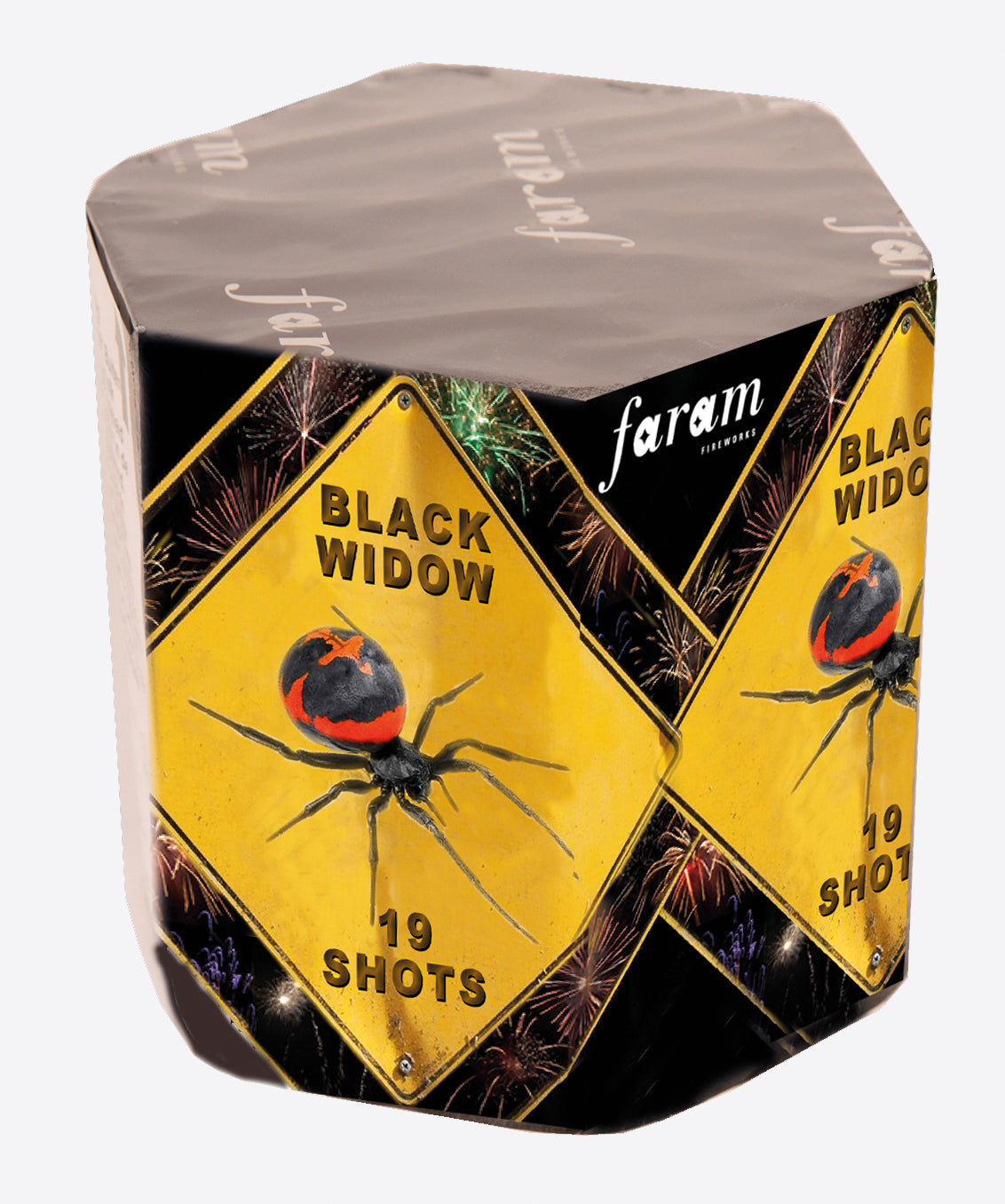 Vuurwerk Black Widow - 19 shots - 133g F2 23sec