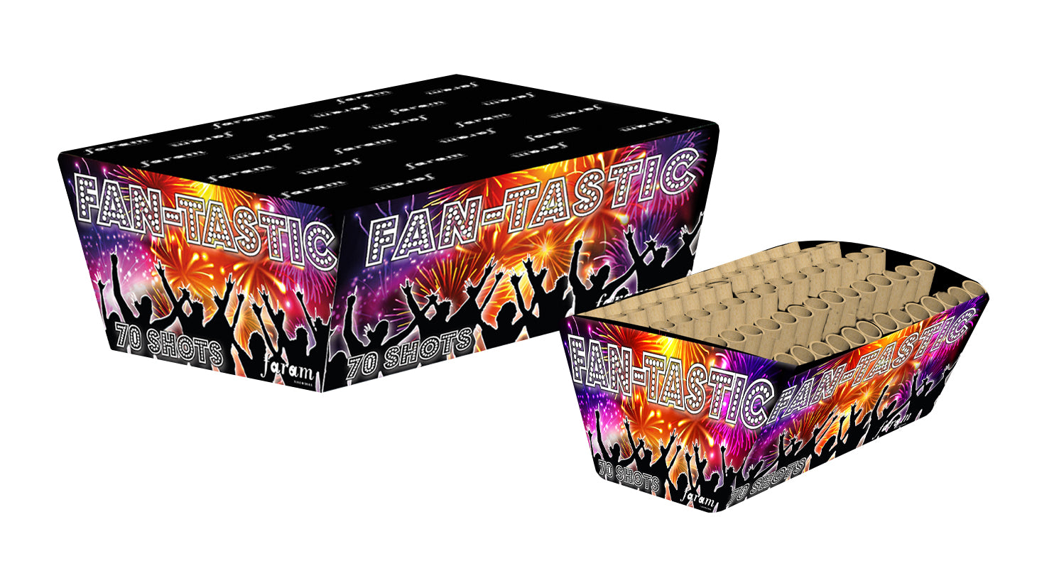 Vuurwerk Fan-tastic - 70 shots - 500g F2 37sec