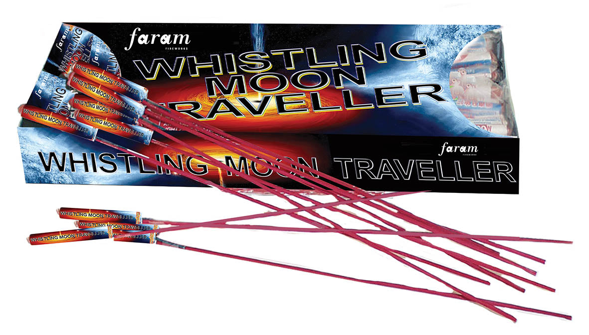 Vuurwerk Whistling Moon Traveller - 12st.- 5,4g F2