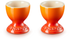 LE CREUSET Eierdopjes set/ 2 - oranjerood TU UC