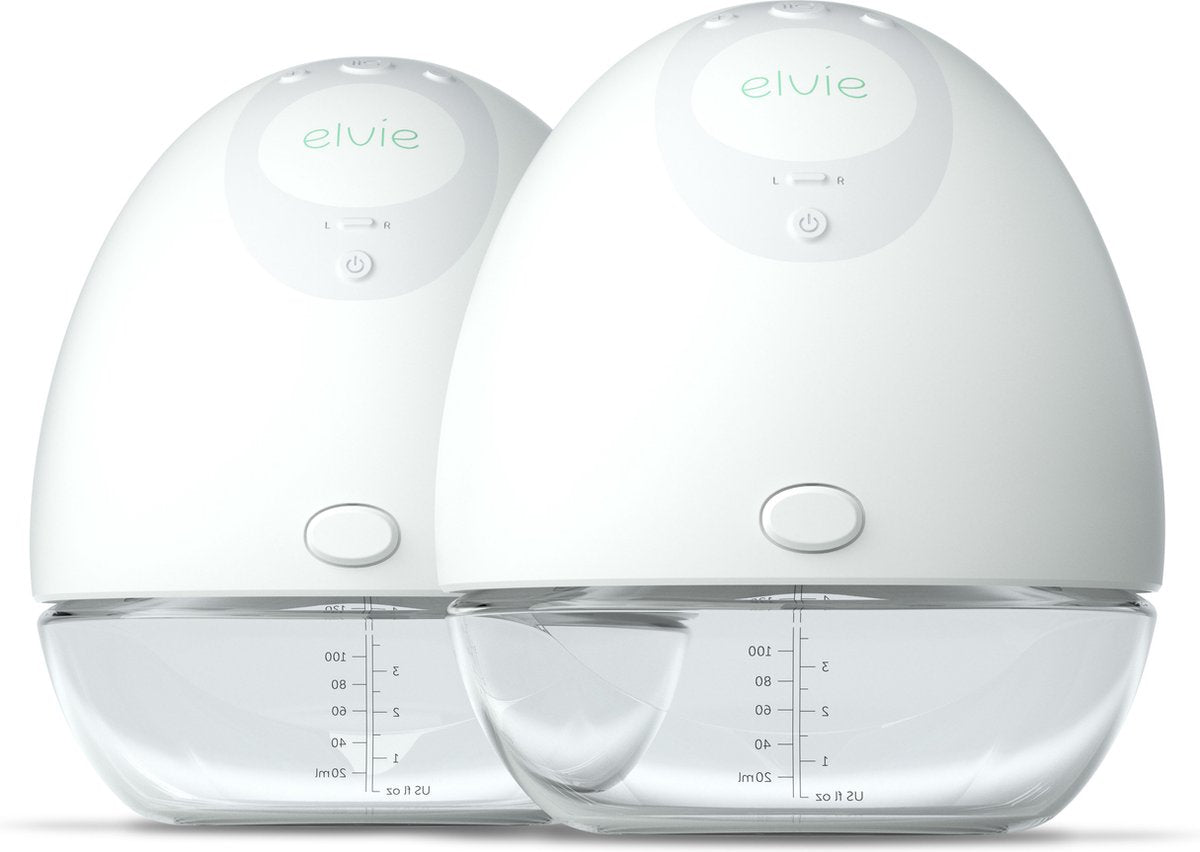 ELVIE Pomp elektrische borstkolf - incl. 4 flessen