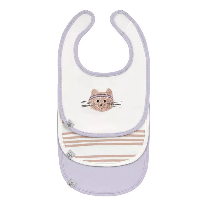 LASSIG Newborn slabbetjes 3st. - Tiny Team Cat