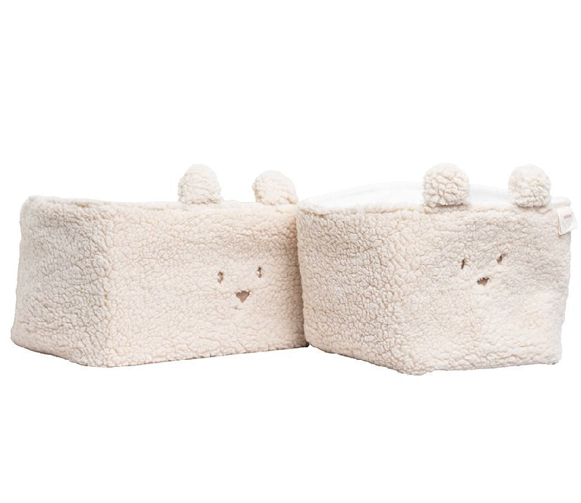 PERICLES Storage bag set - bear creme