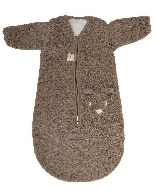 PERICLES Slaapzak 70cm - bear chocolate   autostoelcompatibel