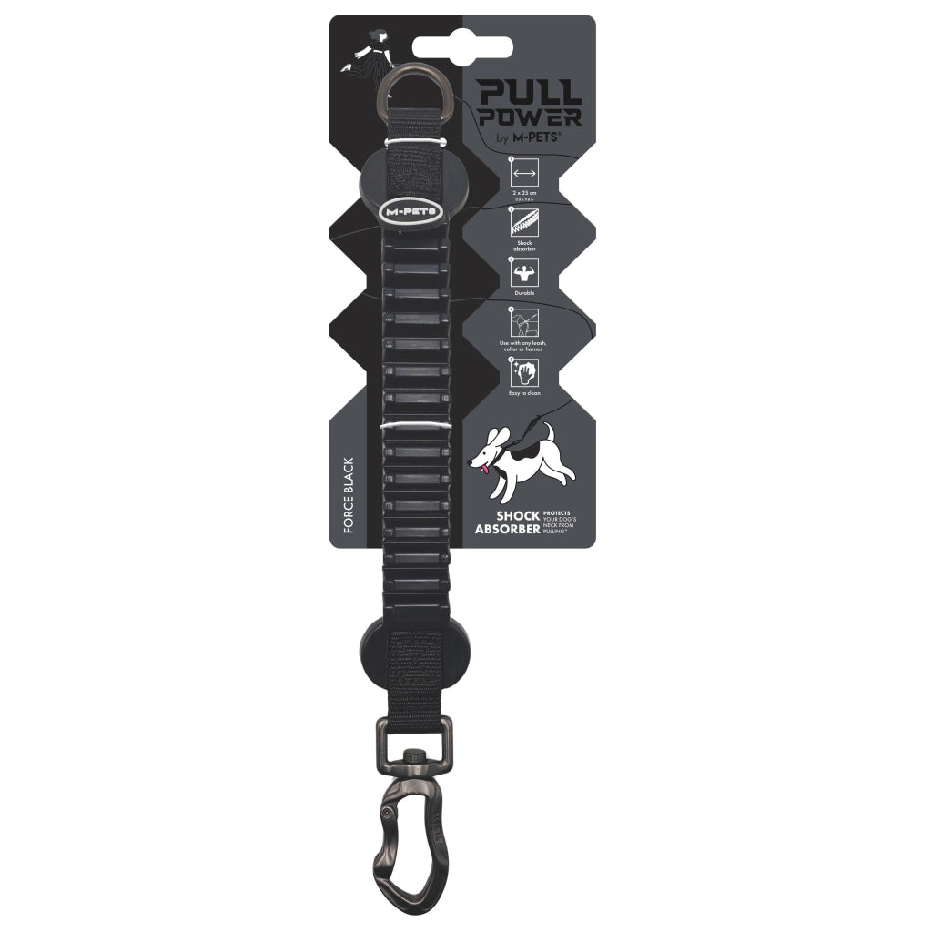 M-Pets Pull power schokdemper zwart