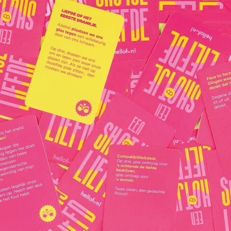 HELLO FUN! Een shotje liefde - Drinkspel