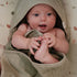 LITTLE DUTCH Badcape 100x100cm - Little Farm - groen