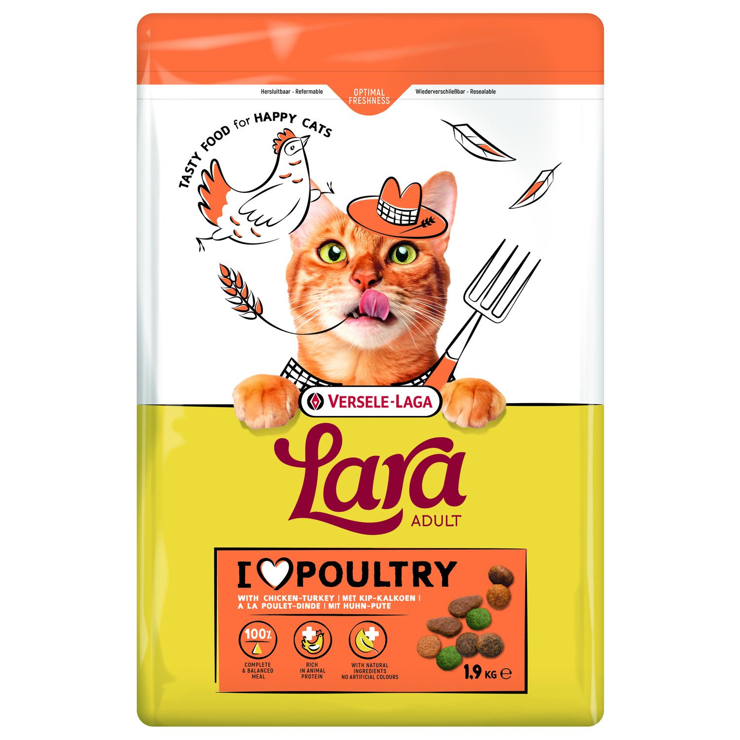 VERSELE LAGA Lara adult kip/kalkoen - 1.9kg