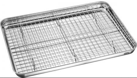 GEFU Variado bakplaat met rooster - 40.5x30.5x2.5cm