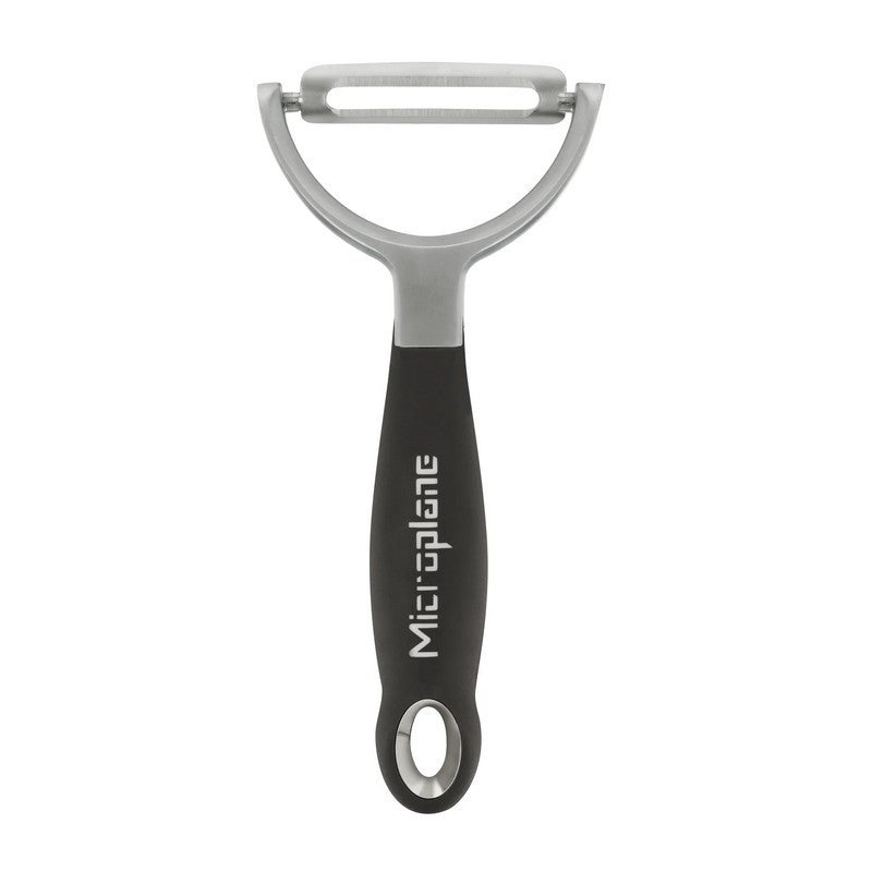 MICIROPLANE Dunschiller Y-model glad - zwart/ rvs
