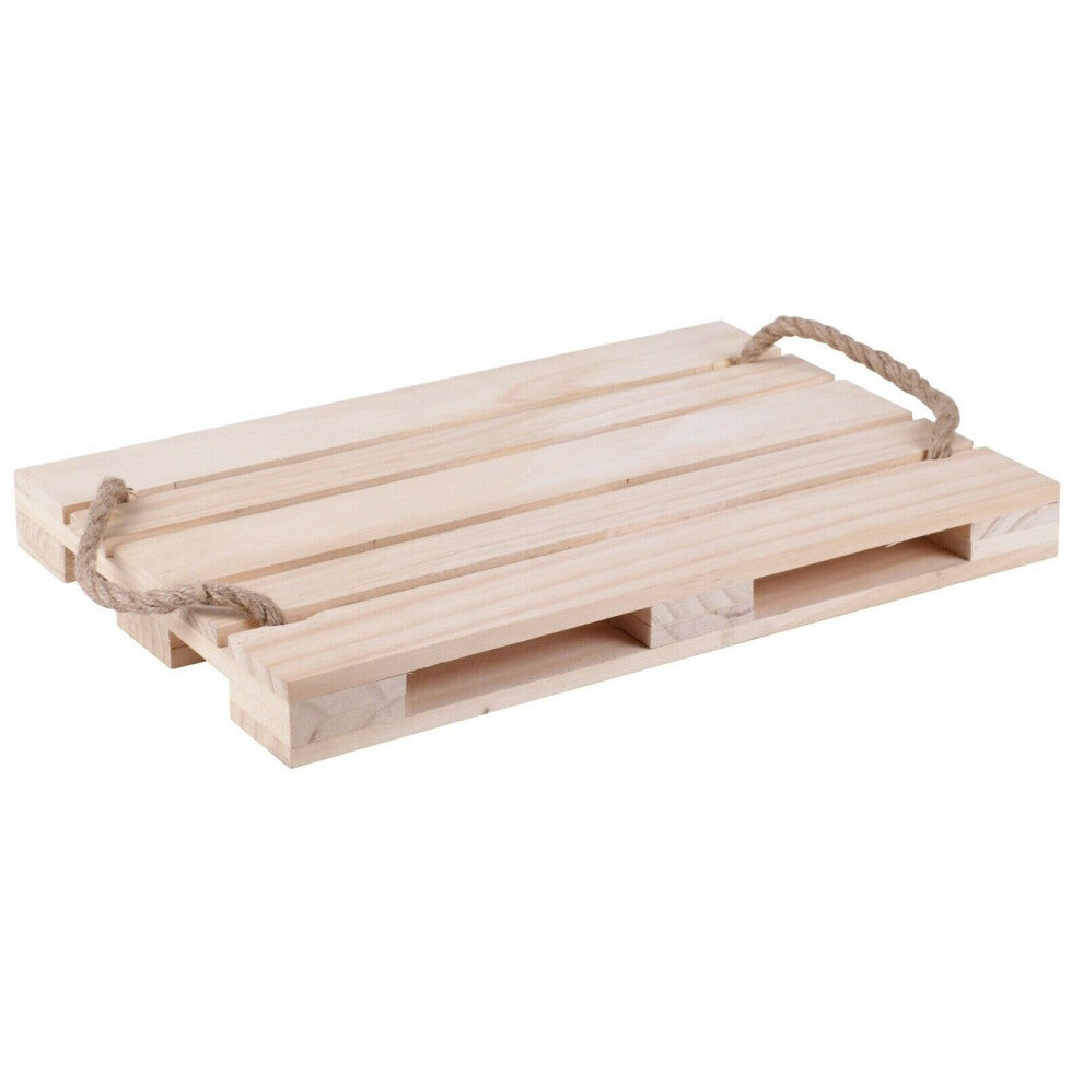 WOOD&CO Dienblad hout - 28x38cm - design palet