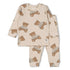 FEETJE Teddy Bear pyjama - offwhite mel.- 128