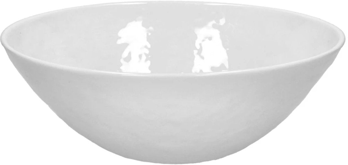 POMAX Porcelino saladekom - 24x8cm - wit