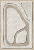 Canvas handgeschilderd Wit 3D - 80x120cm - incl. lijst