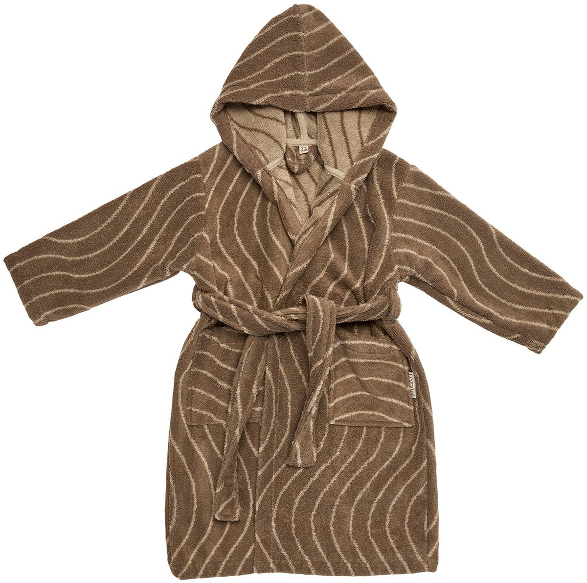 LEANDER Badjas organic woodland 5-6j - mocca