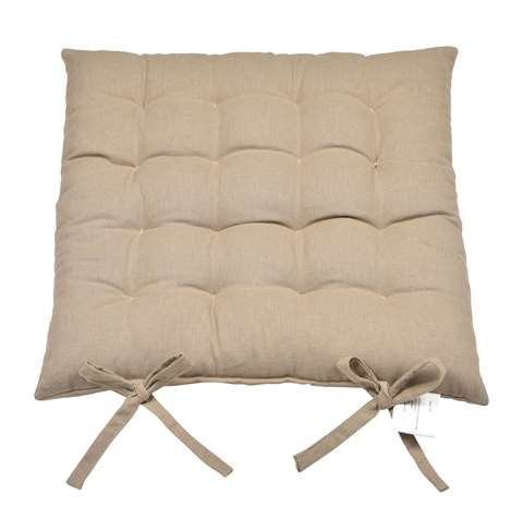 Zitkussen 40x40x5cm 680g - taupe