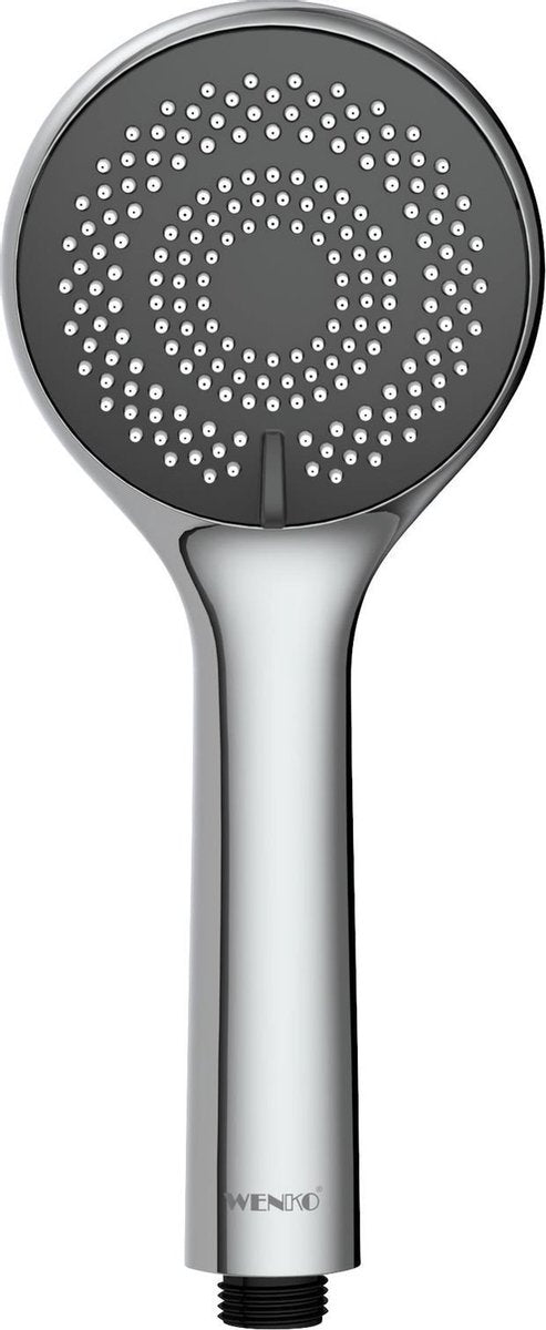 WENKO Watersaving douchekop 95mm - zilver