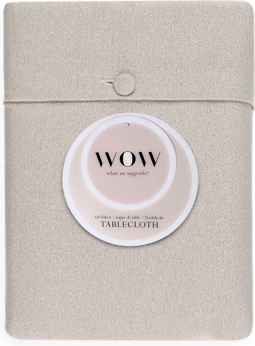WOW Tafelkleed - 150x300cm - glow greige