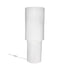 POMAX Competa tafellamp papier mache - dia 25x H 69cm - wit