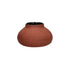 POMAX Batu vaas terracotta - dia 21x H 11,5cm - bruin