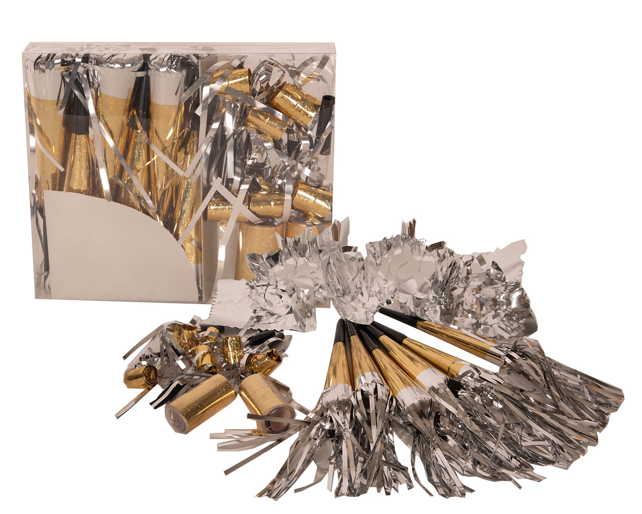 Set Cotillons laser 15st. - goud