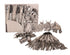 Set Cotillons laser 15st. - zilver