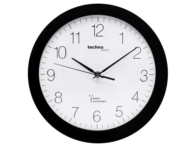 TECHNOLINE Wandklok zwart - 30 cm - WT8000